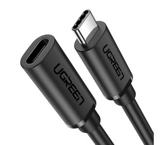 Kabel UGREEN USB C Extension 100 W 1m Czarny