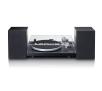 Gramofon Lenco LS-500BK Manualny Napęd paskowy Przedwzmacniacz Bluetooth Czarny + głośniki