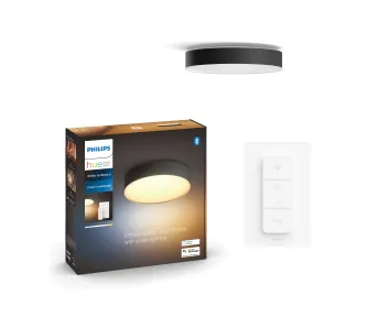Lampa sufitowa Philips Hue White Ambiance Enrave bardzo duża Czarny