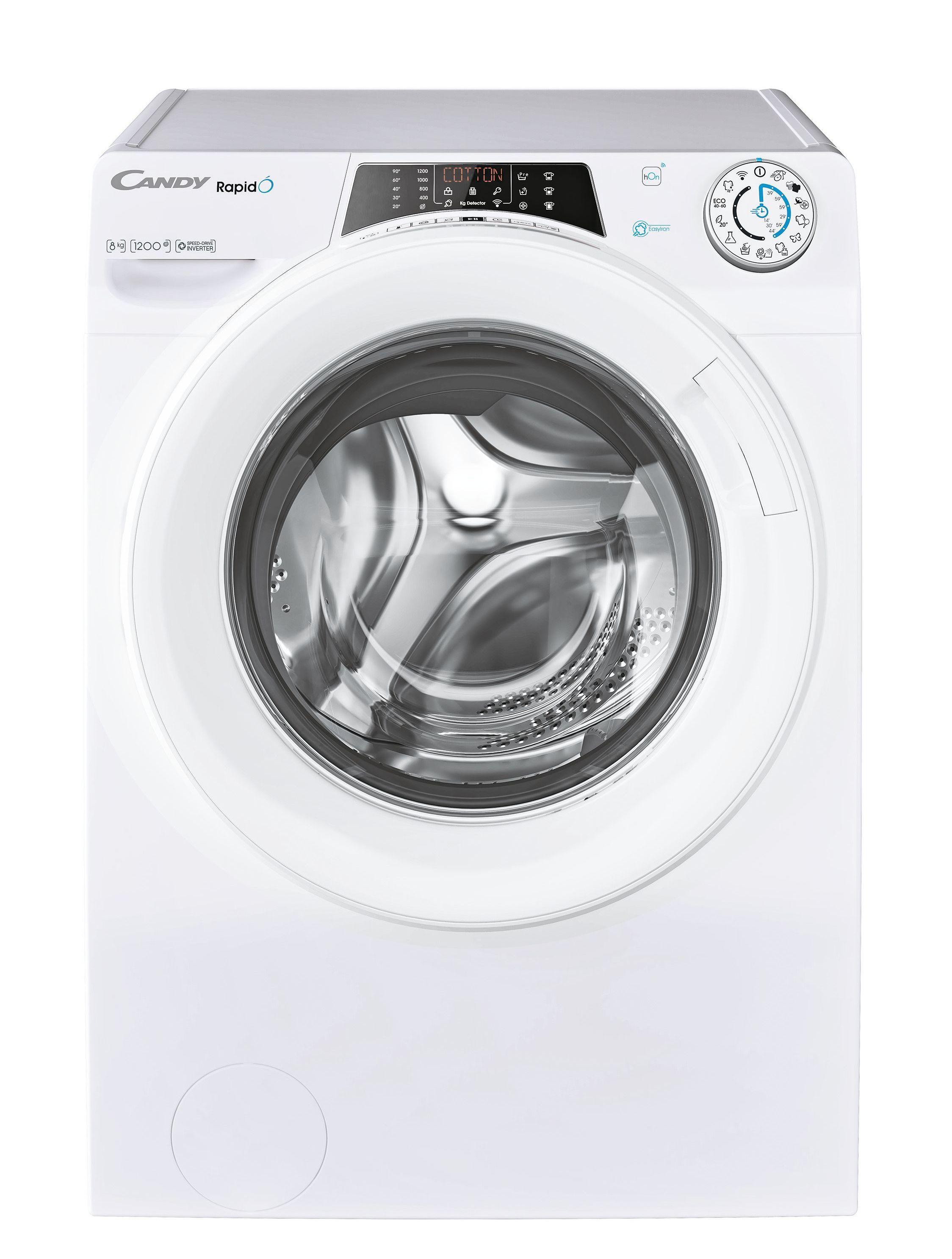 Pralka Candy RapidO Slim RO441286DWME-S - 8kg