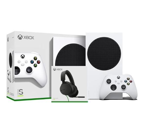 konsola Xbox Series S Xbox Series S + słuchawki Stereo Headset Przewodowy
