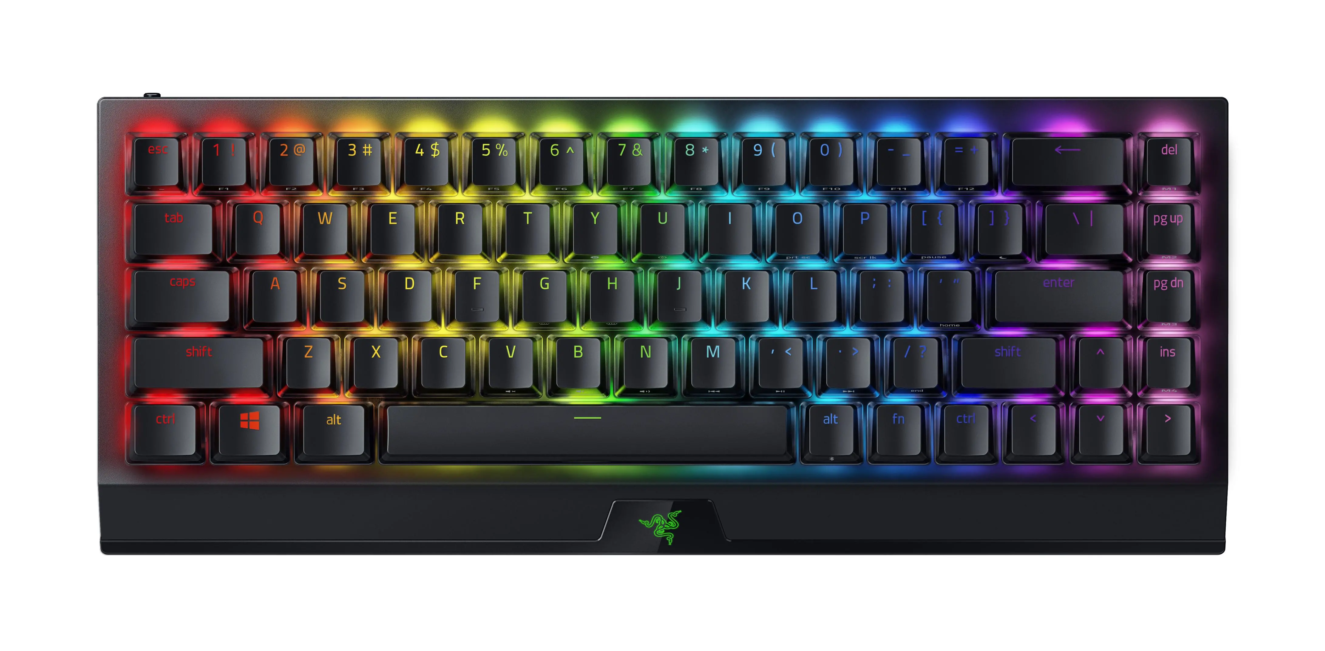Klawiatura mechaniczna Razer BlackWidow V3 Mini HyperSpeed Phantom Edition Yellow Switch Czarny