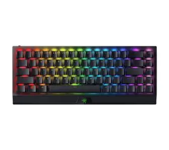 Klawiatura mechaniczna Razer BlackWidow V3 Mini HyperSpeed Phantom Edition Green Switch Czarny