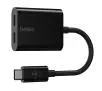 Adapter Belkin F7U081BTBLK USB-C ładowanie + audio