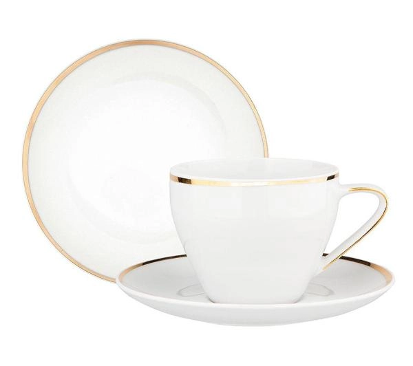 Zastawa stołowa - MariaPaula Moderna Gold - 18 elementów