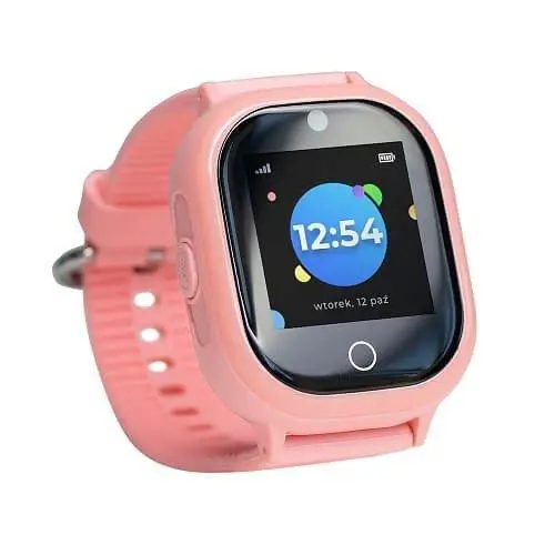 Smartwatch Locon Watch Lite Różowy + Pakiet Bezpieczna Rodzina na 1 miesiąc