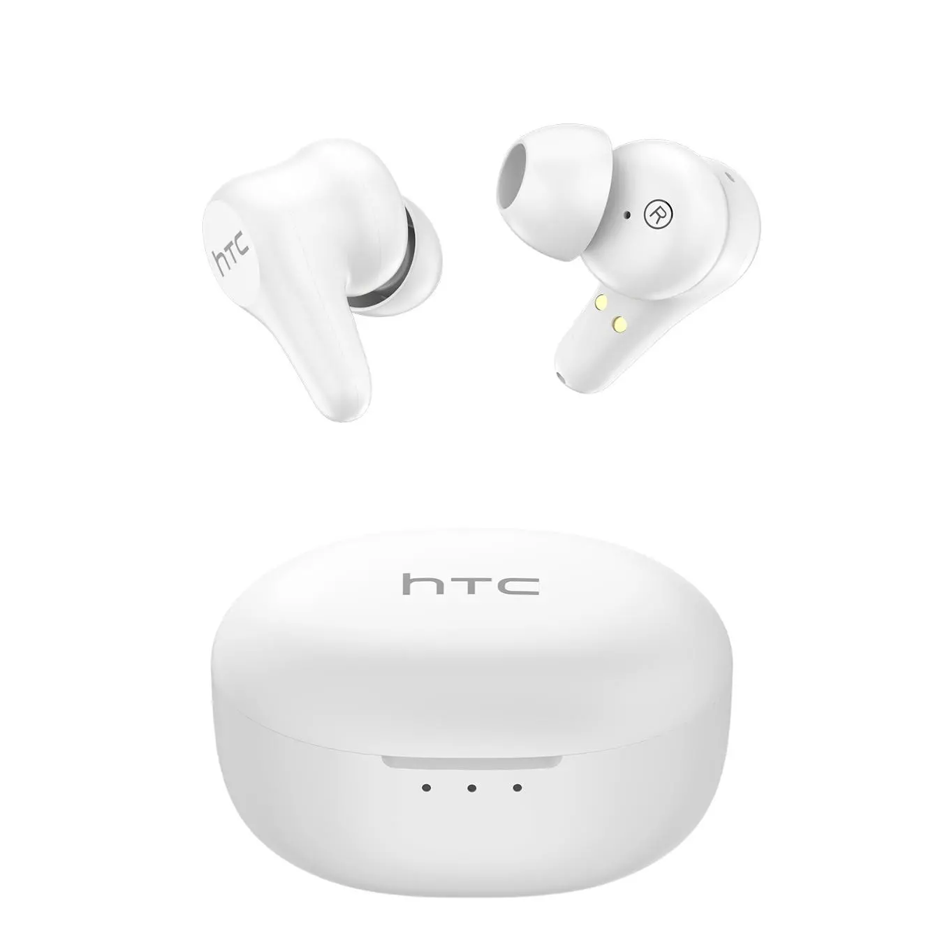 Słuchawki bezprzewodowe HTC Wireless Earbuds Plus Dokanałowe Bluetooth 5.0 Biały