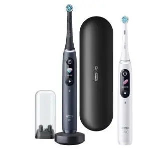 Zestaw szczoteczek magnetycznych Oral-B iO Series 8 Duo Black&White