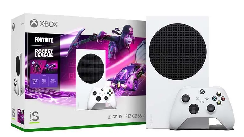 Konsola Xbox Series S 512GB + Dodatki Fortnite i Rocket League