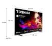 Telewizor Toshiba 55QA4C63DG 55" QLED 4K Android TV Dolby Vision DVB-T2