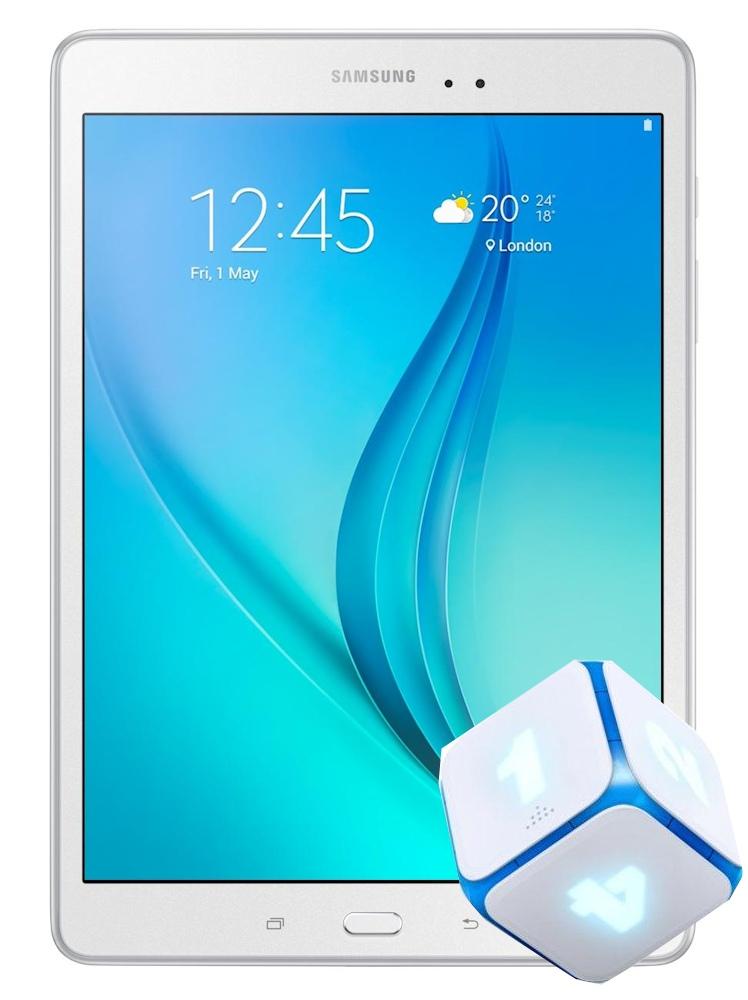 Samsung Galaxy Tab A 9.7 SM-T550 Biały + kostka DICE+
