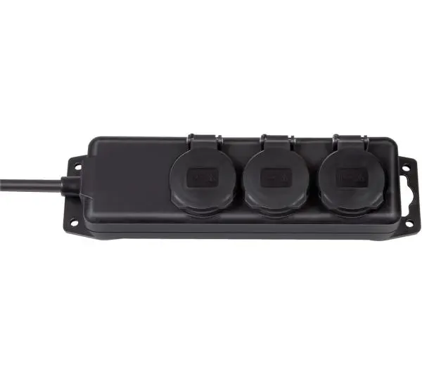 Brennenstuhl 1159934 3 gniazda 2m Czarny