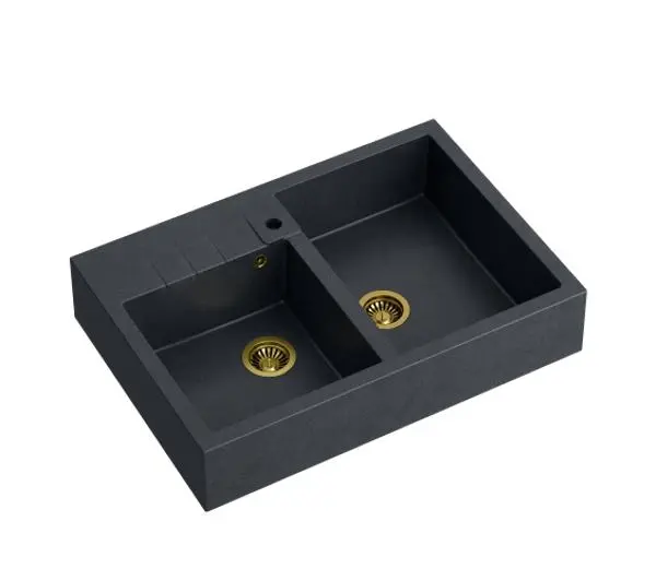 Quadron HCQB9062U8_PVDG1 Bill 120 Granitowy Czarny/Złoty - DRUGI -30%, ALBO 5-TY ZA 1ZŁ - Kup na Raty - RRSO 0%