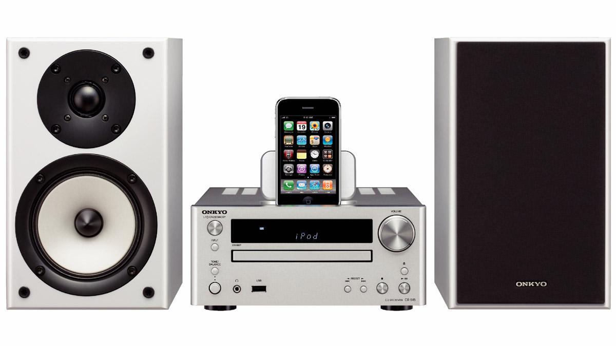 Wieża Onkyo CS-545 (srebrno-biały)