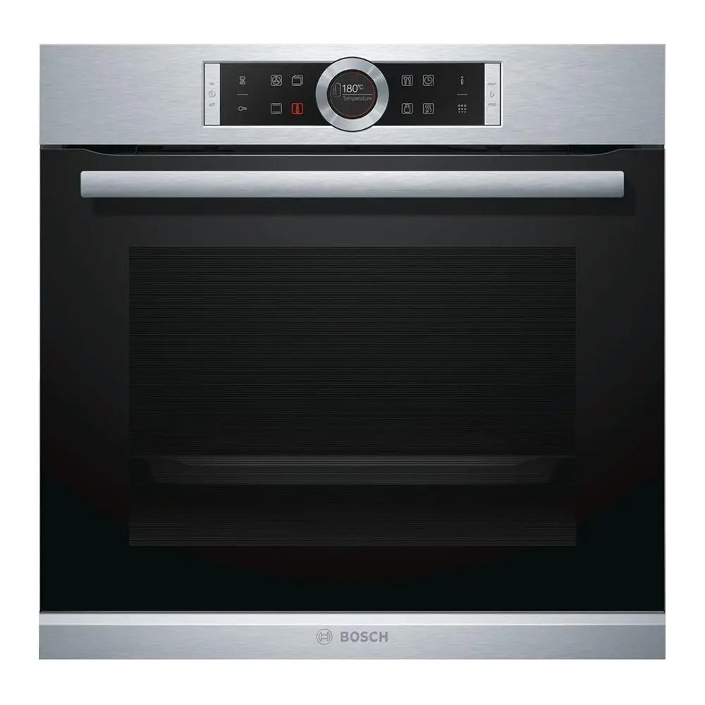 Piekarnik elektryczny Bosch Serie 8 HBG6750S1 Termoobieg Srebrno-czarny