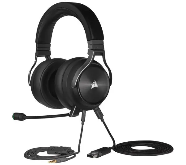 Corsair VIRTUOSO RGB WIRELESS XT High-Fidelity Gaming Headset CA-9011188-EU Nauszne Czarny - Kup na Raty - RRSO 0%