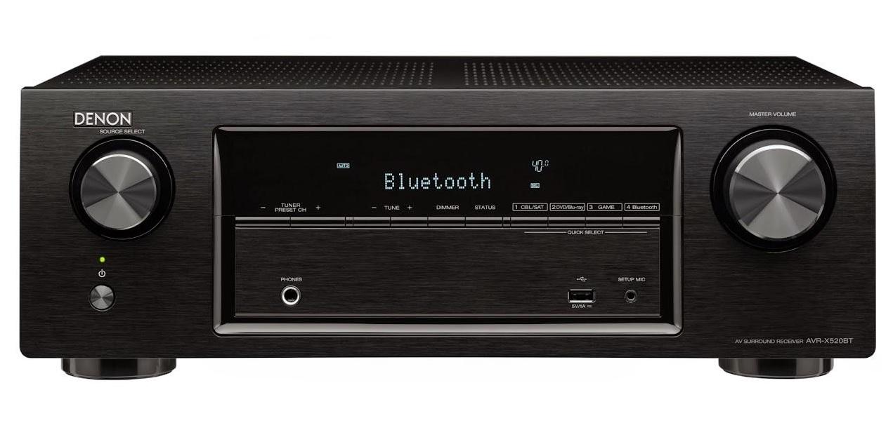 Amplituner Denon AVR-X520BT (czarny)