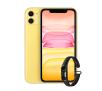 Smartfon Apple iPhone 11 64GB (żółty) + opaska FW20 SOFT