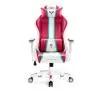 Fotel Diablo Chairs X-One 2.0 King Size Candy Rose Gamingowy do 160kg Skóra ECO Tkanina Biało-czerwony