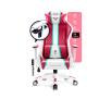 Fotel Diablo Chairs X-One 2.0 King Size Candy Rose Gamingowy do 160kg Skóra ECO Tkanina Biało-czerwony