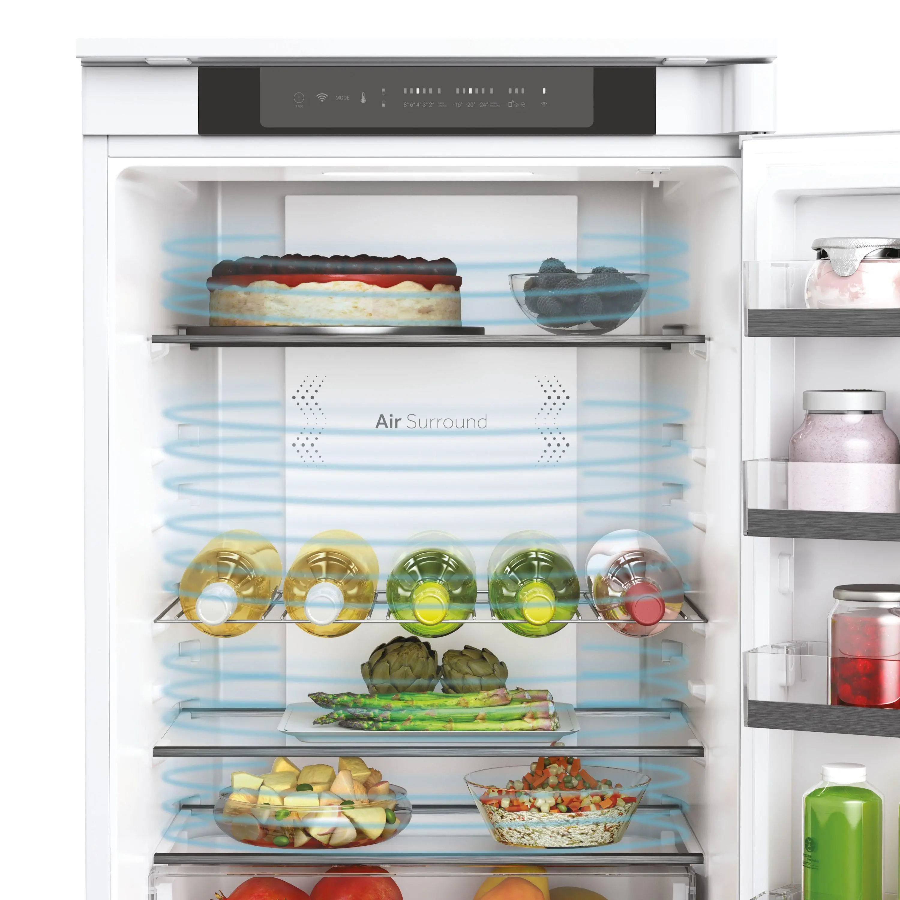Lodówka Haier Seria 6 HBW5518E Pełny No Frost 177,2cm Szuflada z kontrolą wilgotności