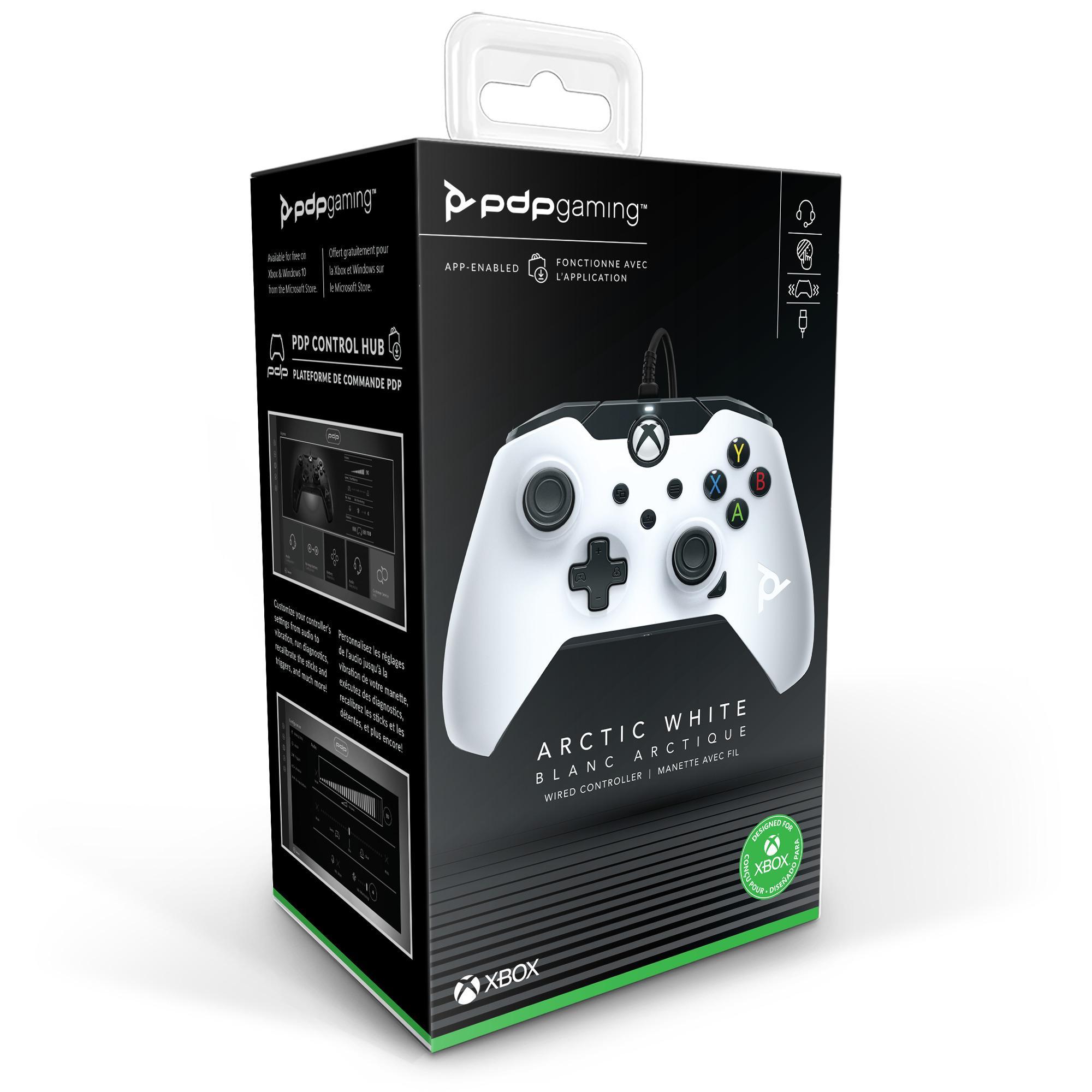 Konsola Xbox Series S - 512GB - pad przewodowy PDP Arctic White
