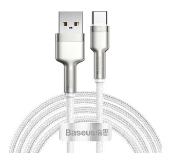 Kabel Baseus USB do USB-C Cafule 66W 2m Biały