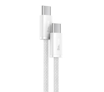 Kabel Baseus USB-C do USB-C Dynamic 100W 1m Biały