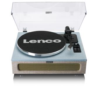 Gramofon Lenco LS-440BUBG Manualny Napęd paskowy Przedwzmacniacz Bluetooth Niebiesko-szary