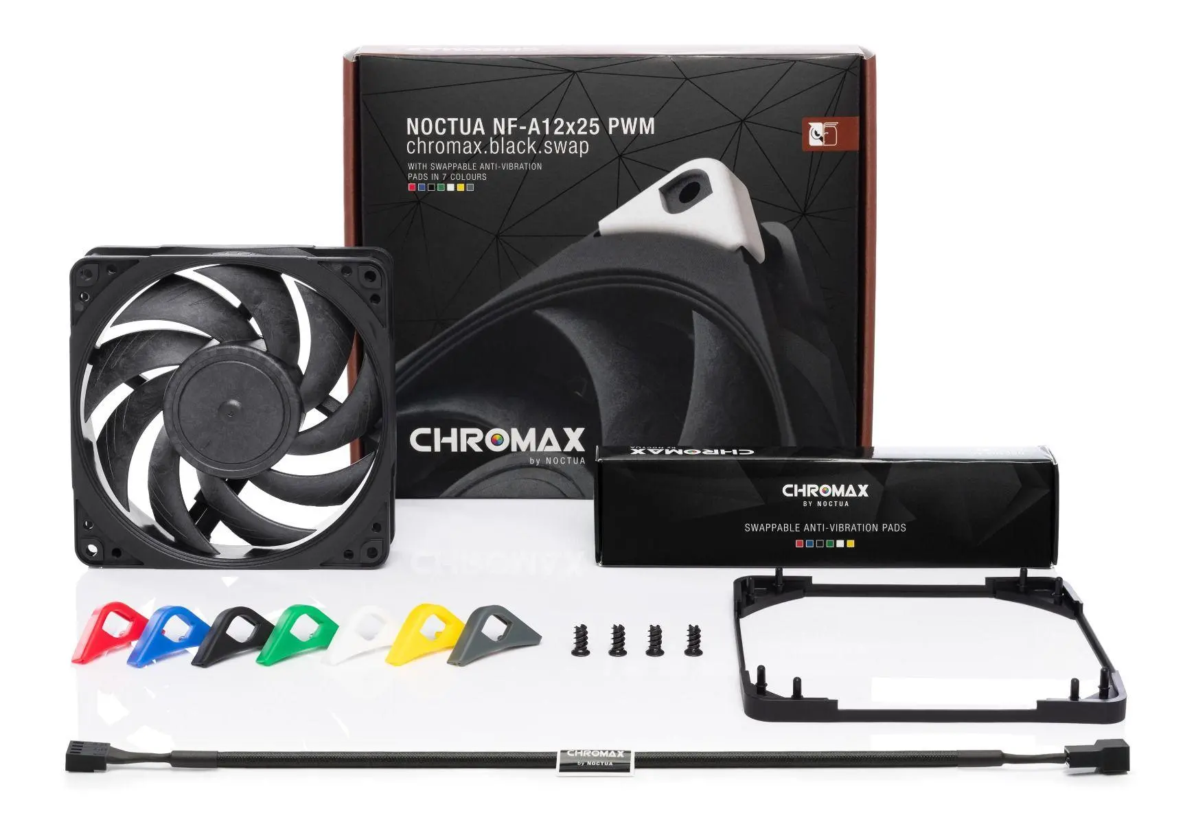 фото Вентилятор Noctua NF-A12X25 PWM chromax.black.swap 1