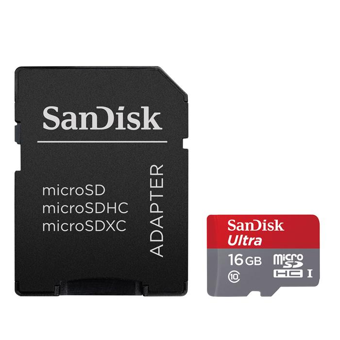 SANDISK microSDHC 16GB UHS-I