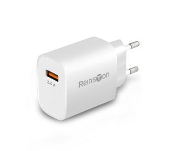Ładowarka sieciowa Reinston ELSI013 USB-A 2.4A Biały