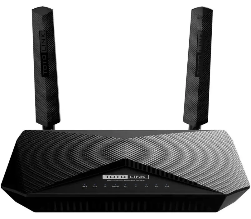 Router bezprzewodowy z 4G Totolink LR1200 AC1200 Czarny