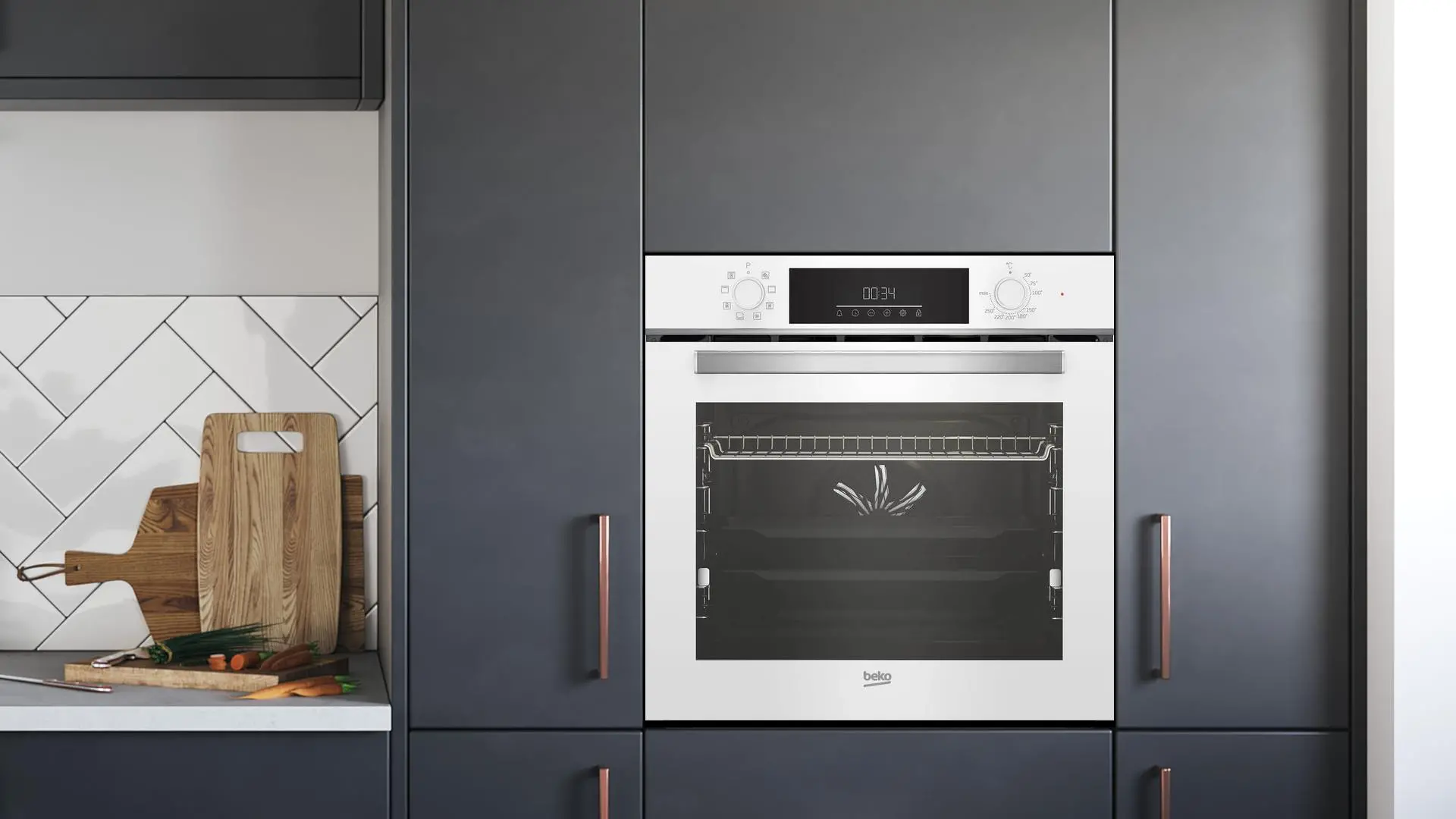 Piekarnik elektryczny Beko BBIM14300WMS b300 AeroPerfectTermoobieg Biały