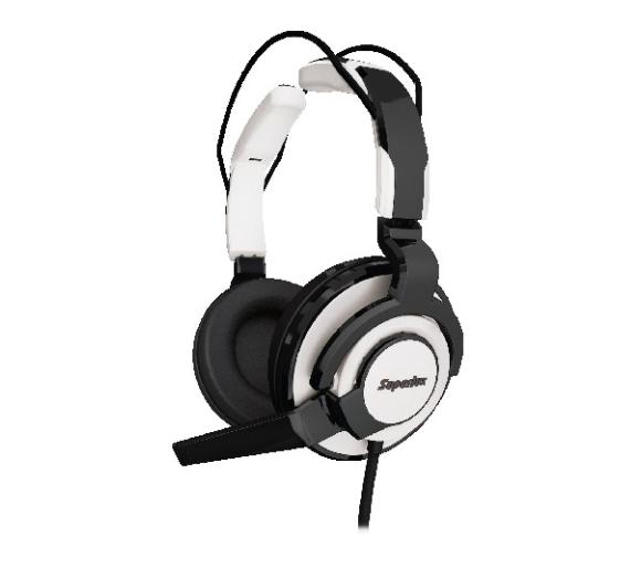 słuchawki z mikrofonem Superlux HMC631 (biały)