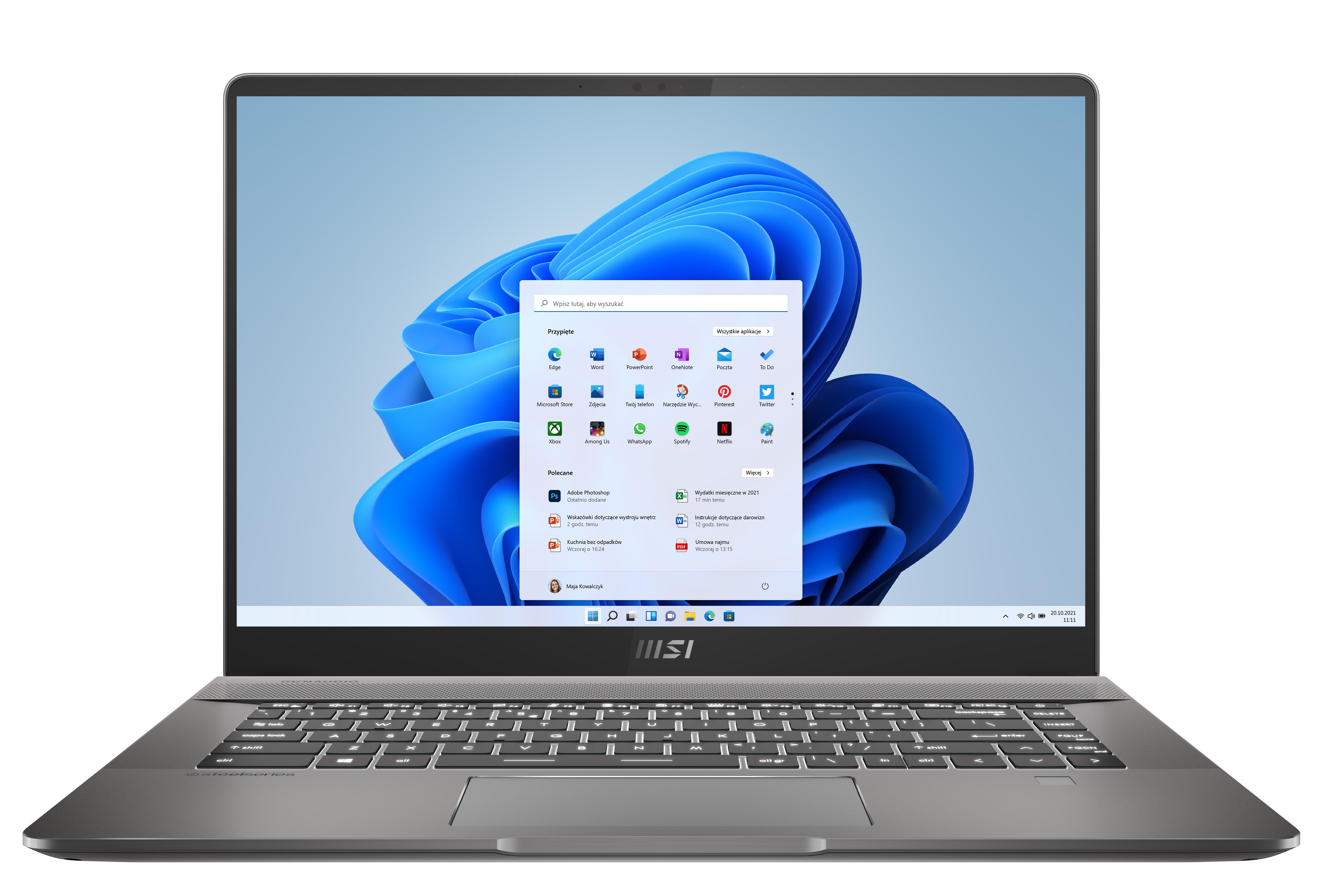 Laptop 2w1 MSI Creator Z16 A11UET-295PL 16