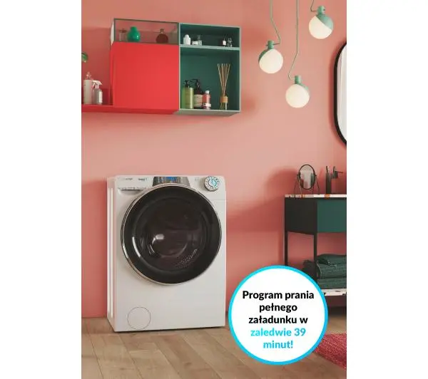 Candy RapidO Pro RP 596BWMBC/1-S Slim 9kg 1500obr/min Zdalne sterowanie - DRUGI -30%, ALBO 5-TY ZA 1ZŁ - Kup na Raty - RRSO 0%