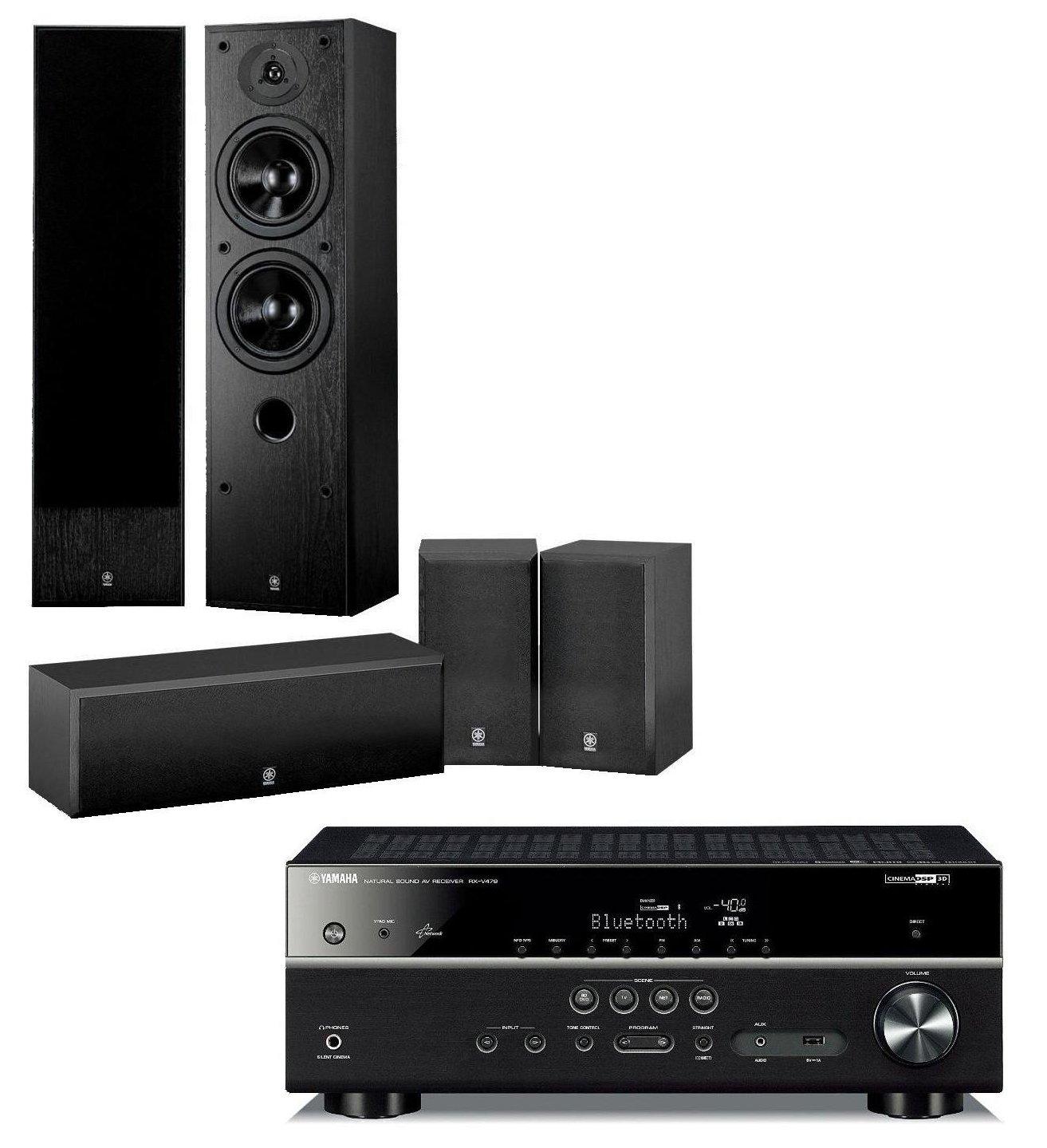 Zestaw kina Yamaha RX-V479, NS-50/NS-P60 (czarny)