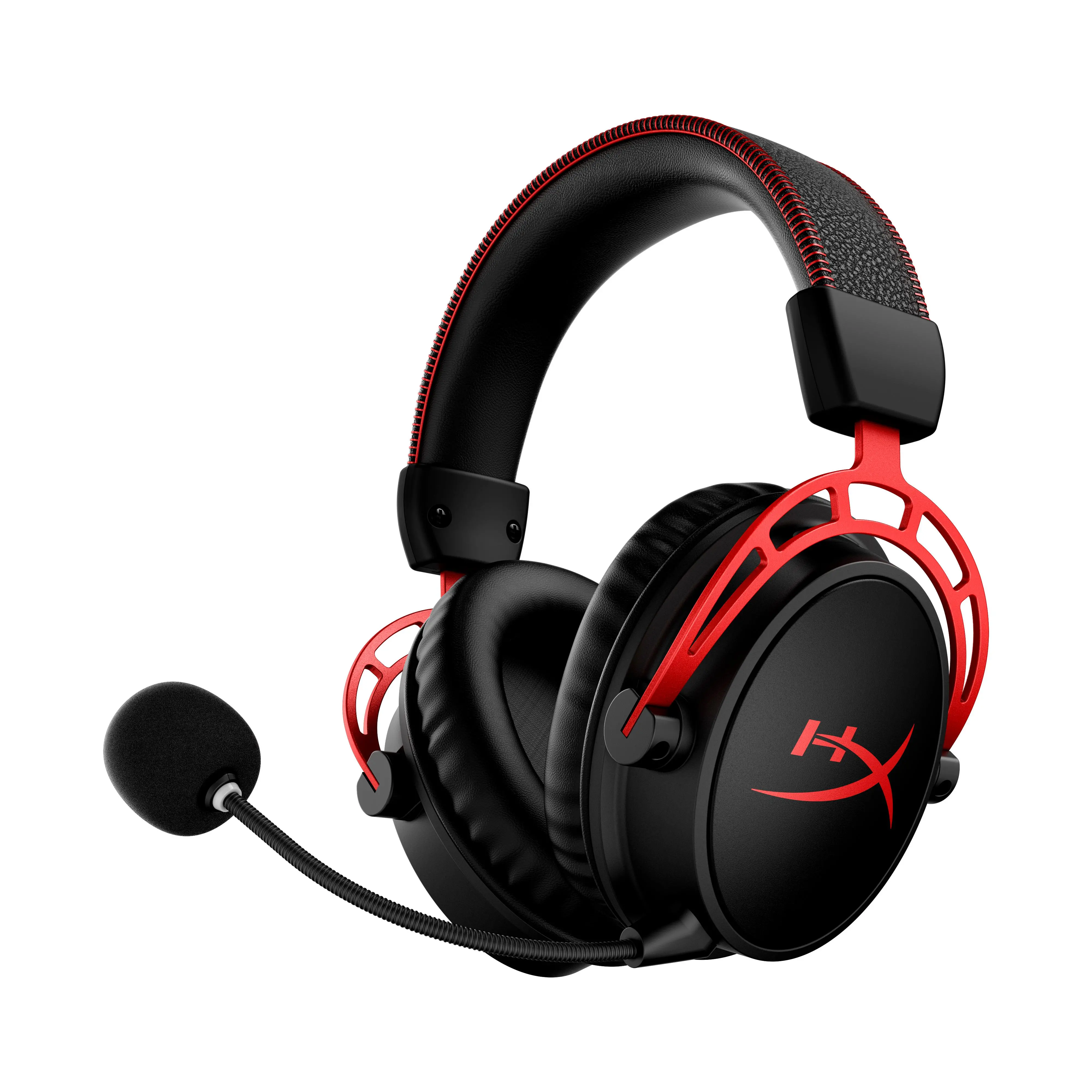 Słuchawki bezprzewodowe z mikrofonem HyperX Cloud Alpha Wireless Nauszne Czarno-czerwony
