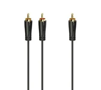 Kabel  audio Hama 00205097 do subwoofera 5m Czarny