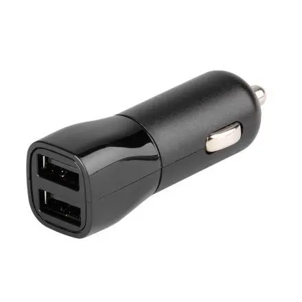 Ładowarka samochodowa Vivanco Fast Car Charger 2x USB 17W Czarny