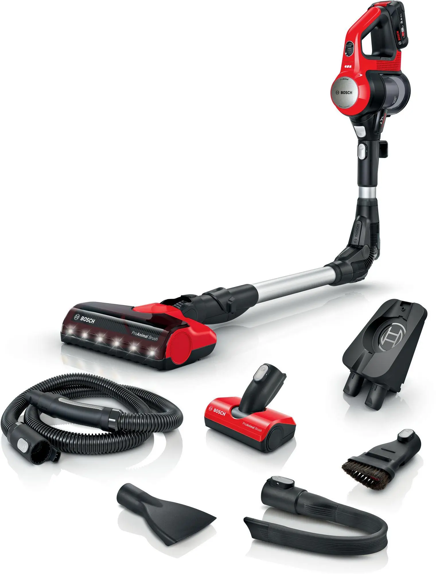 Odkurzacz Bosch Unlimited Serie 7 ProAnimal BCS711PET 40min Wymienny akumulator Mini elektroszczotka