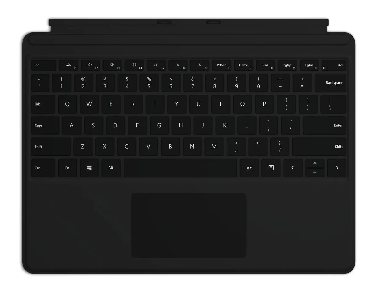 Klawiatura Microsoft Surface Pro Keyboard QJW-00007 Czarny