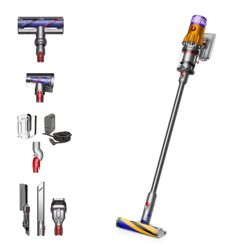 Odkurzacz bezprzewodowy Dyson V12 Detect Slim Absolute wersja 2022 60min Wymienny akumulator Mini elektroszczotka