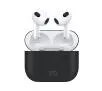 Etui na słuchawki Xqisit AirPods 3 Silicone Case Czarny