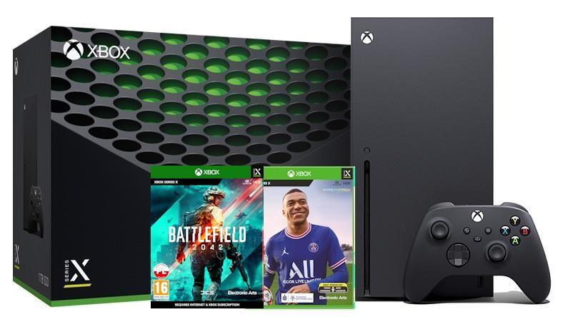 Konsola Xbox Series X z napędem 1TB + FIFA 22 + Battlefield 2042