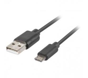Kabel Lanberg USB-A do microUSB 0,3m QC 3,0 Czarny