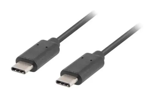 Kabel Lanberg USB-C do USB-C 1m Czarny