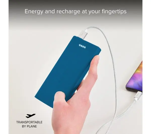 SBS TTBB10000FASTA 10000mAh USB-C + micro USB 10W Niebieski