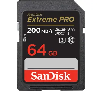 Karta pamięci SANDISK SDXC 64GB Extreme Pro 200/90MB/s